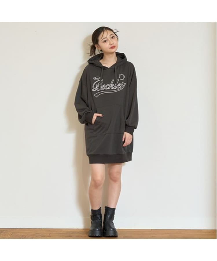 LTXC/GOODPRICE】立体刺しゅうパーカワンピース(ミドル LTXC/GOODPRICE】立体刺しゅうパーカワンピース(ミドル