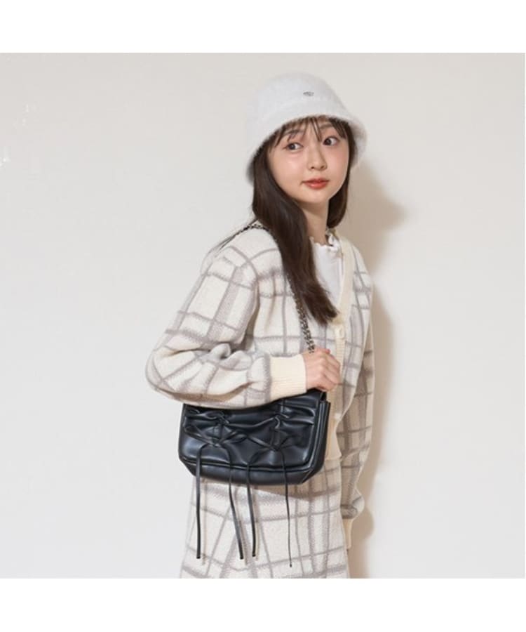 ラブトキシック・エル ティー エックス シー(Lovetoxic LTXC)のギャザーリボンショルダー ブラック(219)