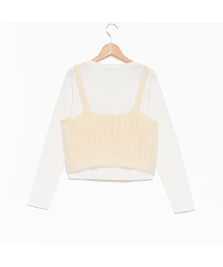 ラブトキシック・エル ティー エックス シー(Lovetoxic LTXC)の【洗える】シャギービスチェインナーSET4