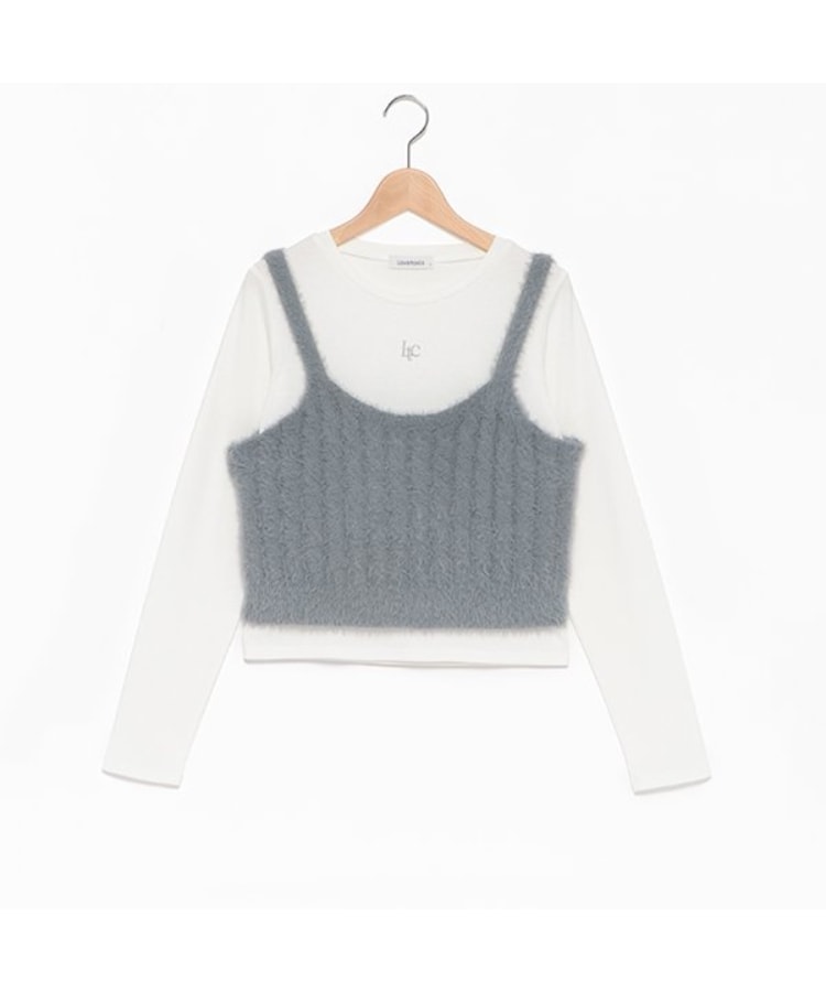 ラブトキシック・エル ティー エックス シー(Lovetoxic LTXC)の【洗える】シャギービスチェインナーSET15