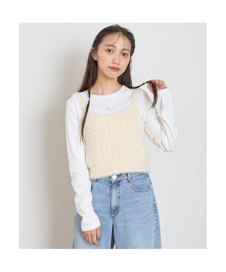ラブトキシック・エル ティー エックス シー(Lovetoxic LTXC)の【洗える】シャギービスチェインナーSET29