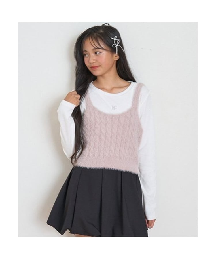 ラブトキシック・エル ティー エックス シー(Lovetoxic LTXC)の【洗える】シャギービスチェインナーSET32