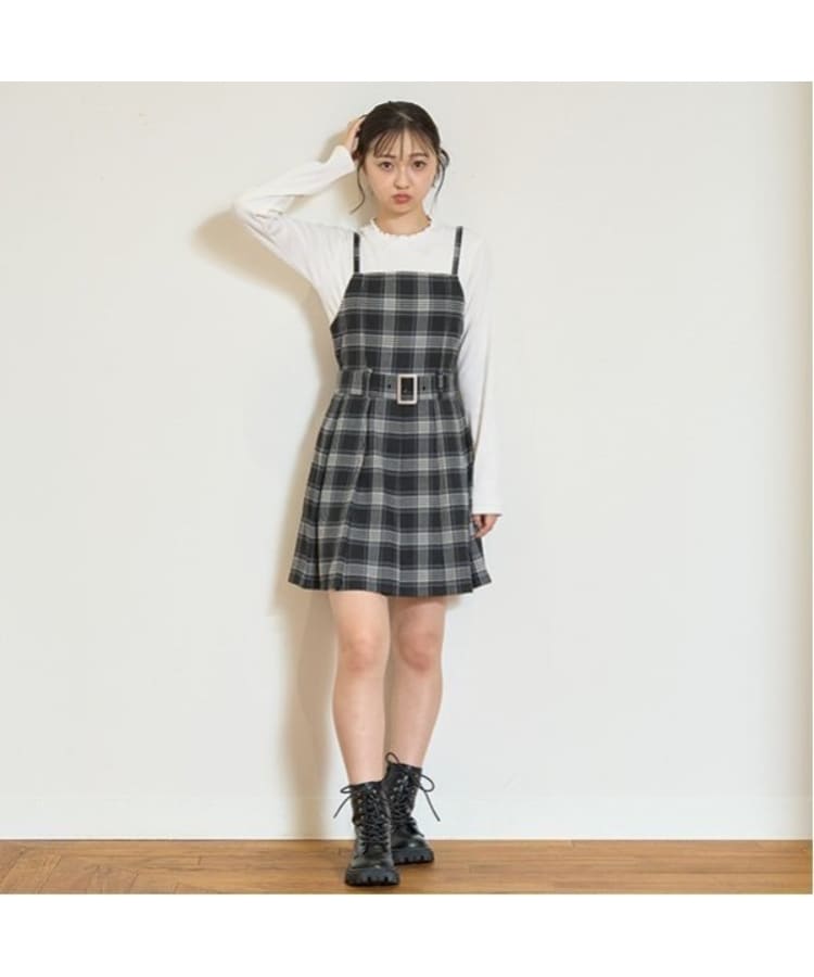 ラブトキシック・エル ティー エックス シー(Lovetoxic LTXC)のチェックジャンスカ ブラック(219)