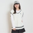 ラブトキシック・エル ティー エックス シー(Lovetoxic LTXC)の【洗える】ルーズニットベスト オフホワイト(003)