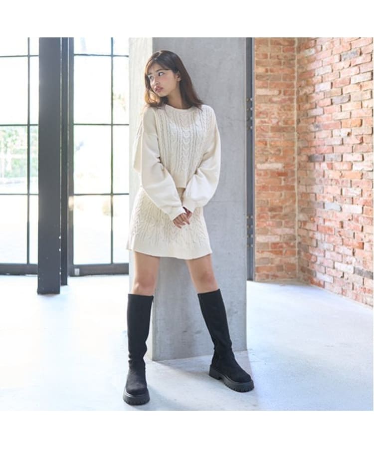 ラブトキシック・エル ティー エックス シー(Lovetoxic LTXC)のケーブルニットセットアップ17