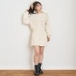 ラブトキシック・エル ティー エックス シー(Lovetoxic LTXC)のケーブルニットセットアップ アイボリー(104)