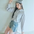 ラブトキシック・エル ティー エックス シー(Lovetoxic LTXC)の【LTXC】ネクタイつき長袖シャツ グレー(012)