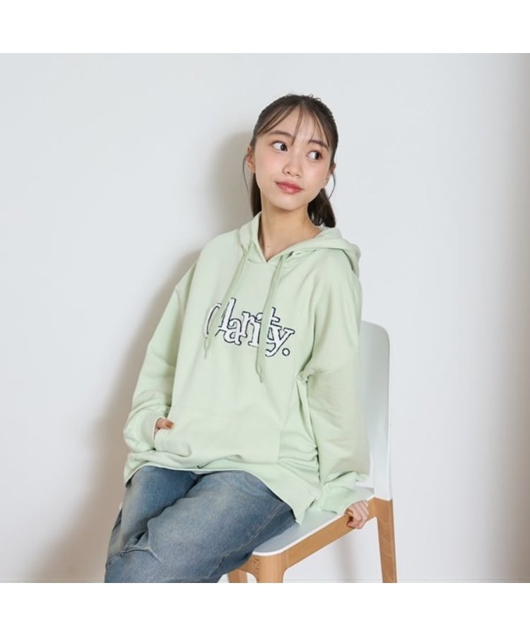 ラブトキシック・エル ティー エックス シー(Lovetoxic LTXC)の【GOODPRICE】サガラロゴプルパーカ ライトグリーン(120)