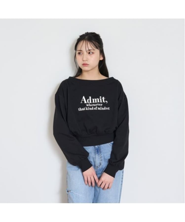 ラブトキシック・エル ティー エックス シー(Lovetoxic LTXC)のオフショルプルオーバー ブラック(219)
