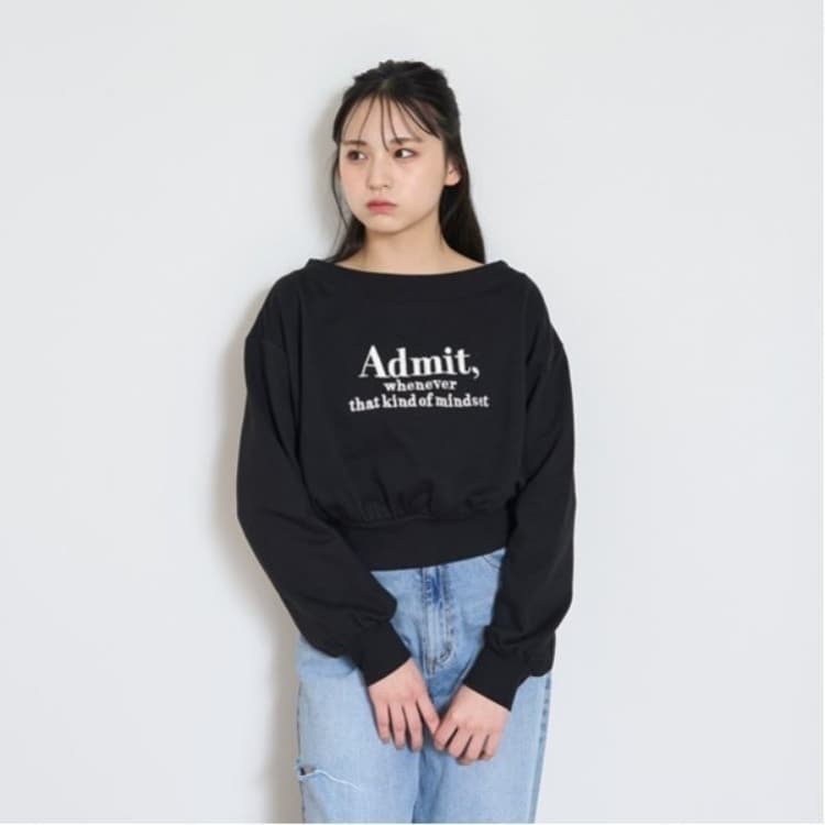 ラブトキシック・エル ティー エックス シー(Lovetoxic LTXC)のオフショルプルオーバー スウェット・トレーナー
