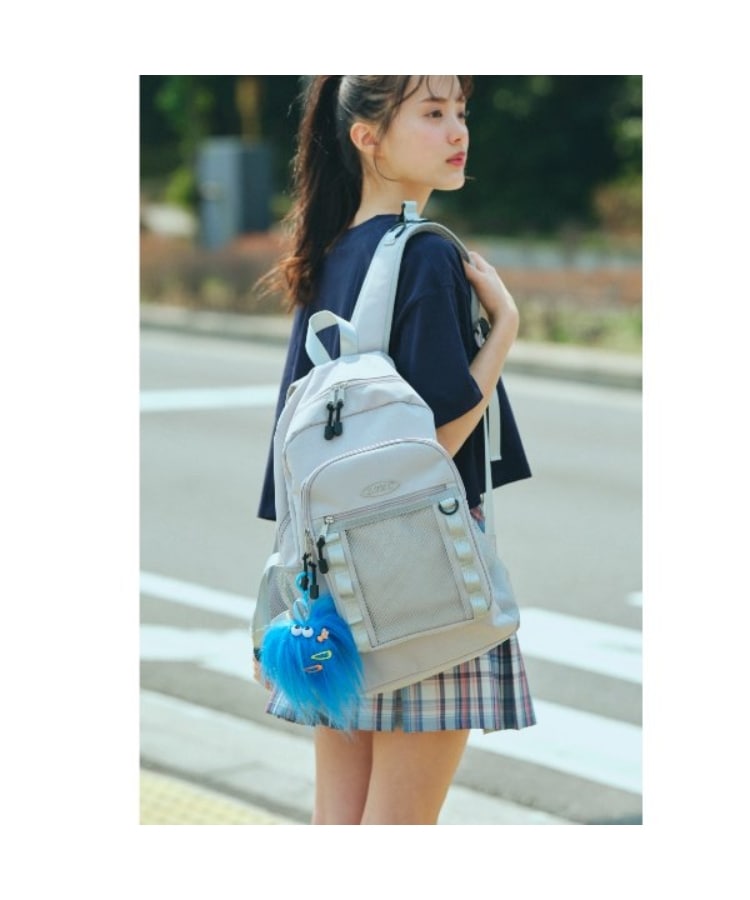 ラブトキシック・エル ティー エックス シー(Lovetoxic LTXC)の【LTXC】メッシュポケットリュック 23L グレー(012)