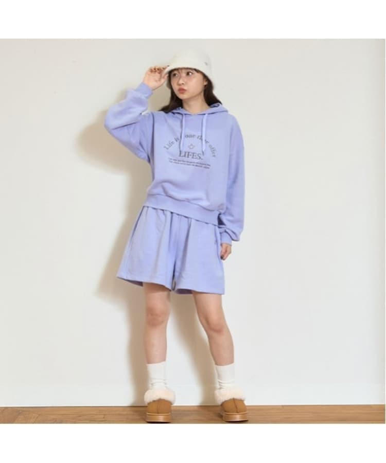 ラブトキシック・エル ティー エックス シー(Lovetoxic LTXC)の【GOODPRICE】裏起毛パーカセットアップ サックスブルー(090)