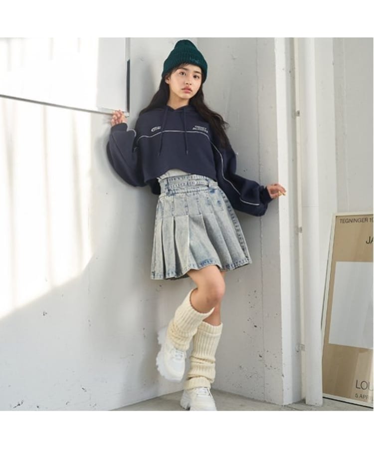 ラブトキシック・エル ティー エックス シー(Lovetoxic LTXC)の【LTXC】裏起毛クロップドパーカインナーSET1