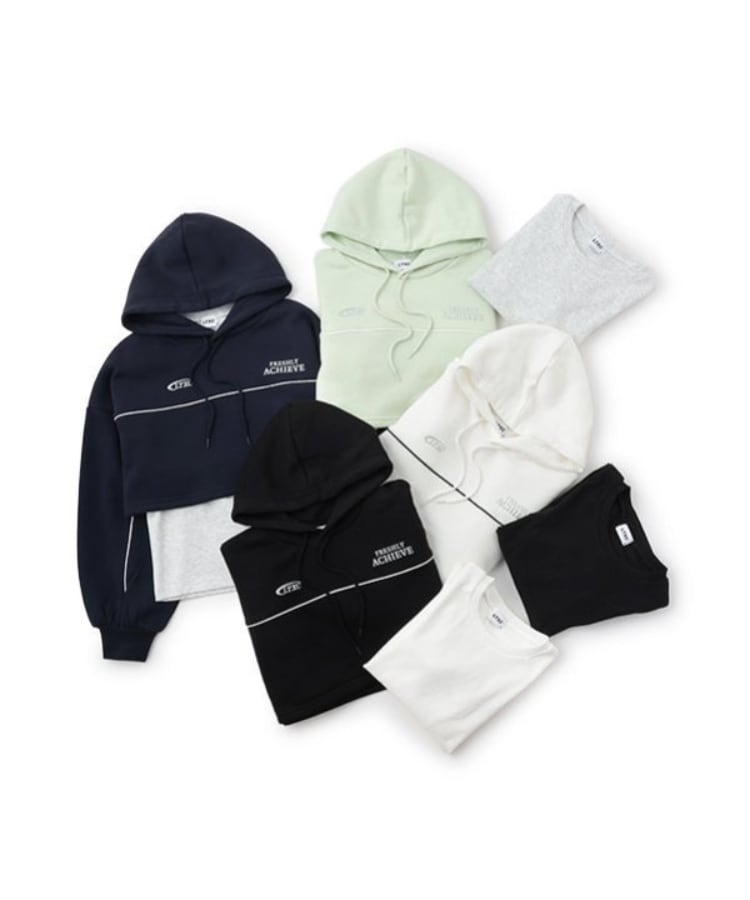 ラブトキシック・エル ティー エックス シー(Lovetoxic LTXC)の【LTXC】裏起毛クロップドパーカインナーSET14