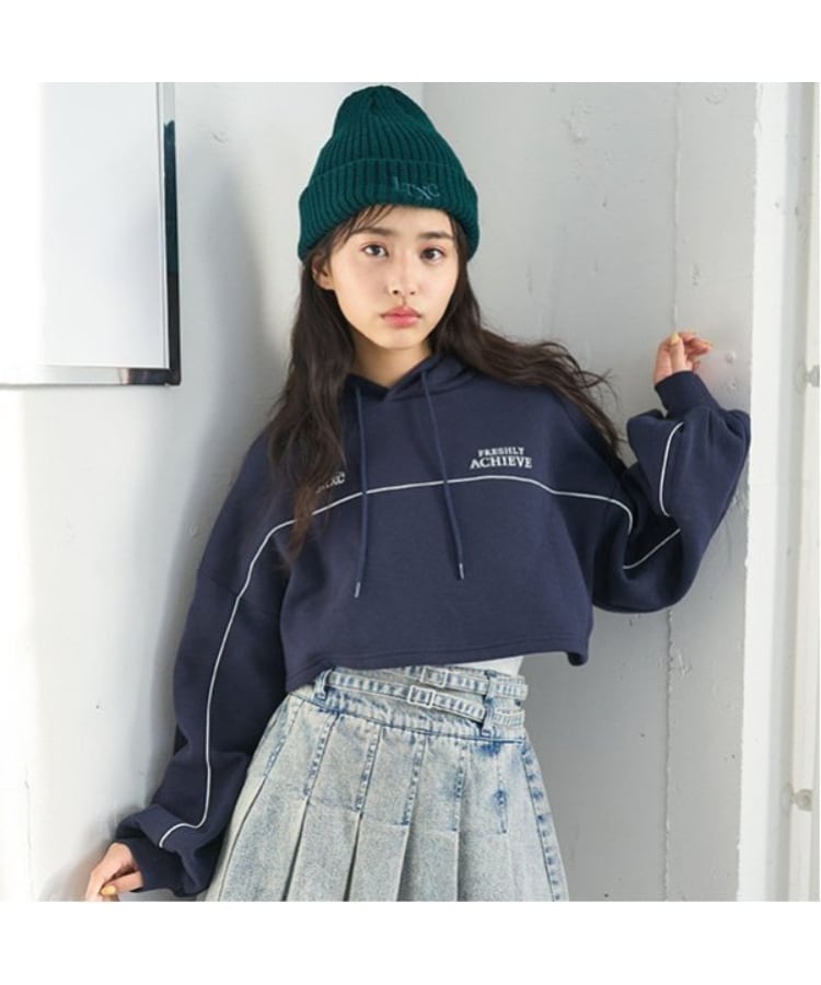 LTXC】裏起毛クロップドパーカインナーSET(パーカー LTXC】裏起毛クロップドパーカインナーSET(パーカー