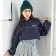 ラブトキシック・エル ティー エックス シー(Lovetoxic LTXC)の【LTXC】裏起毛クロップドパーカインナーSET ネイビー(094)