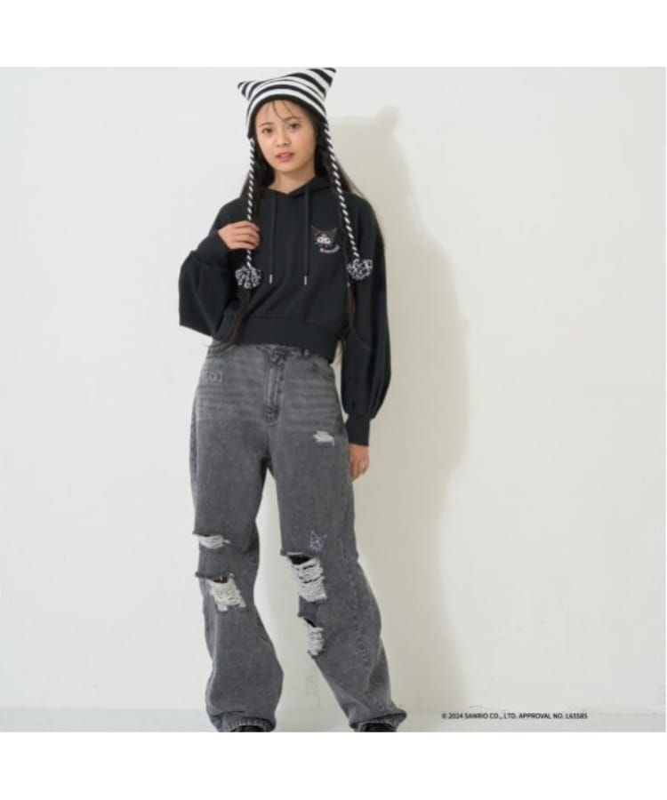 ラブトキシック・エル ティー エックス シー(Lovetoxic LTXC)の【サンリオキャラクターズ】刺しゅうデニムパンツ12
