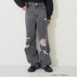 ラブトキシック・エル ティー エックス シー(Lovetoxic LTXC)の【サンリオキャラクターズ】刺しゅうデニムパンツ ラベンダー(080)