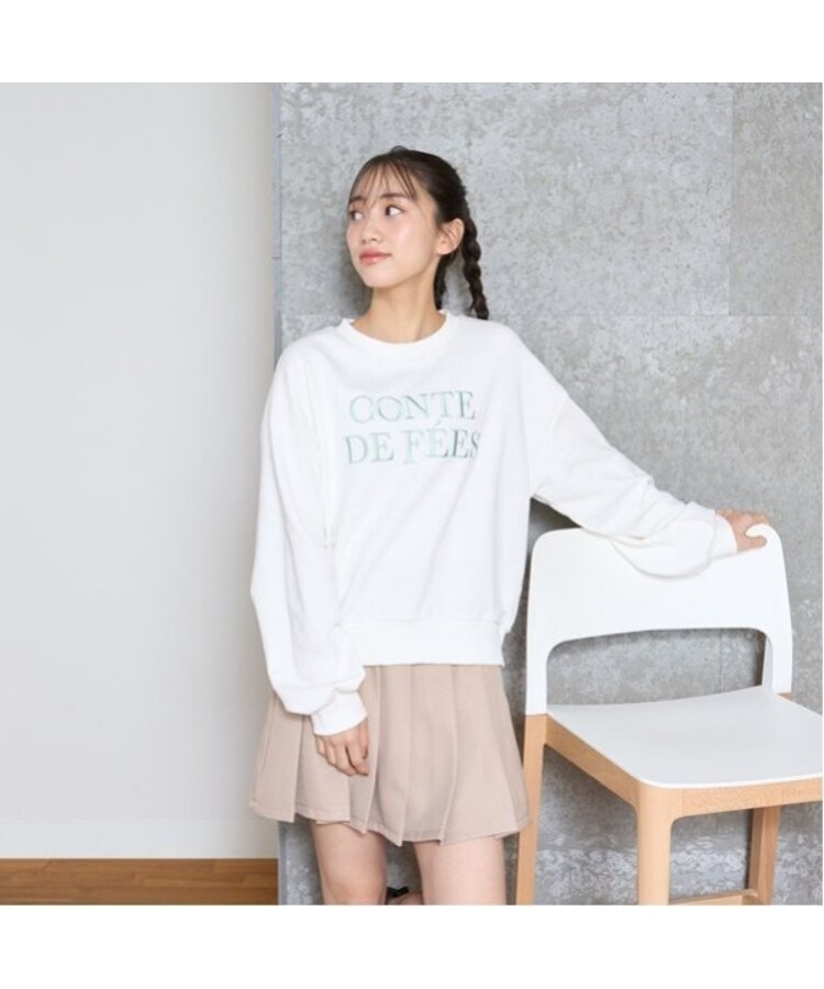 GOODPRICE】ロゴ刺繍プルオーバー(スウェット・トレーナー GOODPRICE】ロゴ刺繍プルオーバー(スウェット・トレーナー