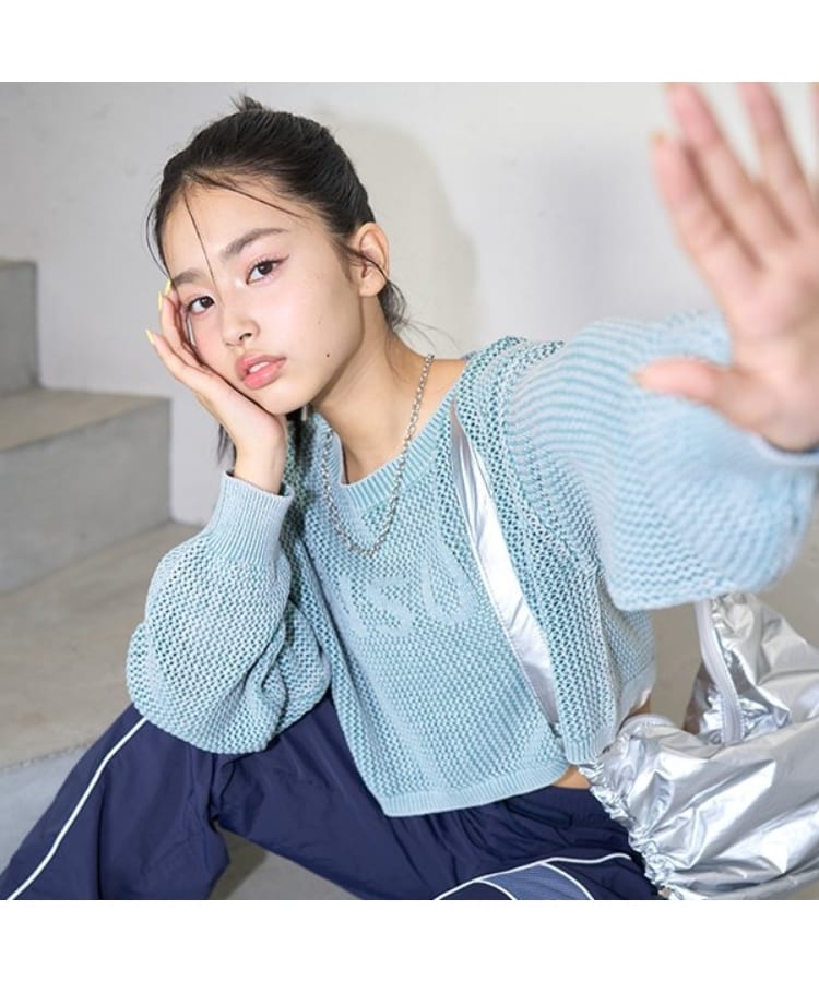 ラブトキシック・エル ティー エックス シー(Lovetoxic LTXC)の【LTXC】ピグメントメッシュニット3