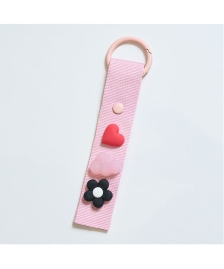 ラブトキシック・エル ティー エックス シー(Lovetoxic LTXC)のカスタムパーツタグキーホルダー ピンク(071)