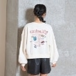ラブトキシック・エル ティー エックス シー(Lovetoxic LTXC)の裏起毛バックワッペンプルオーバー アイボリー(104)
