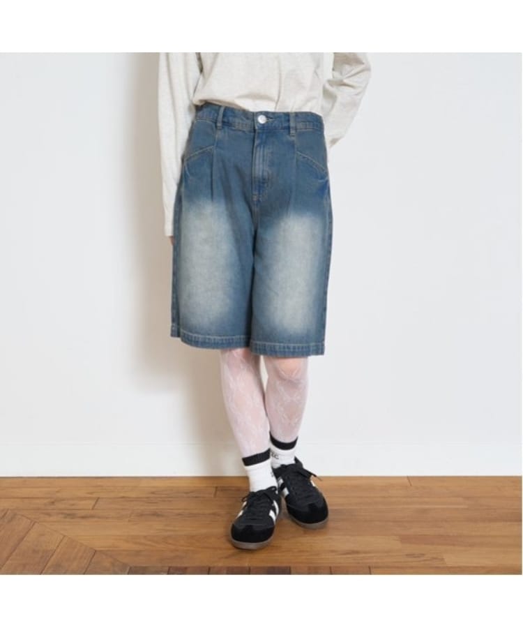 ラブトキシック・エル ティー エックス シー(Lovetoxic LTXC)の【LTXC】タックハーフデニムパンツ3