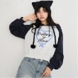 ラブトキシック・エル ティー エックス シー(Lovetoxic LTXC)の【LTXC】ラグランプルパーカ ネイビー(094)