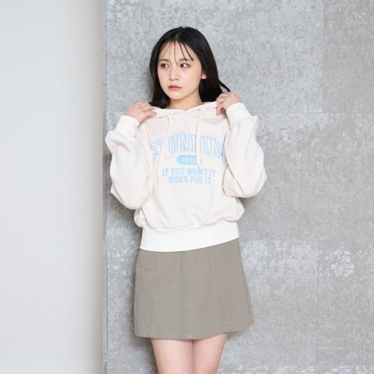 ラブトキシック・エル ティー エックス シー(Lovetoxic LTXC)の【GOODPRICE】カレッジコンパクトプルパーカ パーカー