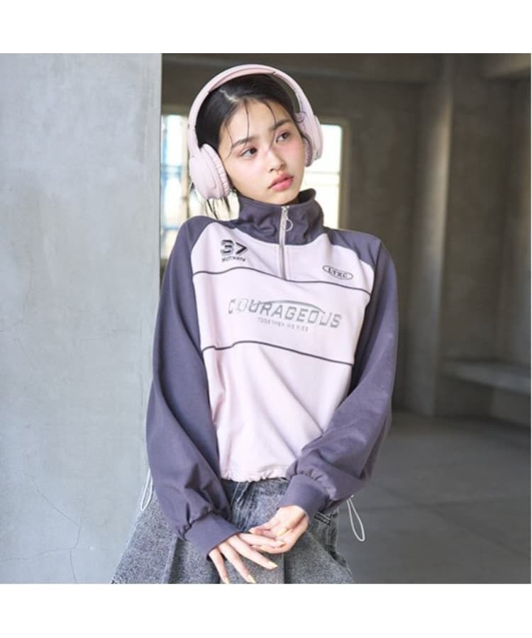 ラブトキシック・エル ティー エックス シー(Lovetoxic LTXC)の【LTXC】ハーフZIPプルオーバー1