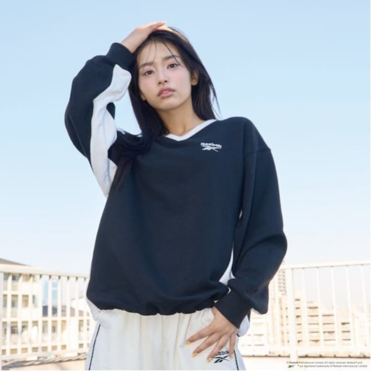 Reebok】ルーズスウェット(スウェット・トレーナー Reebok】ルーズスウェット(スウェット・トレーナー