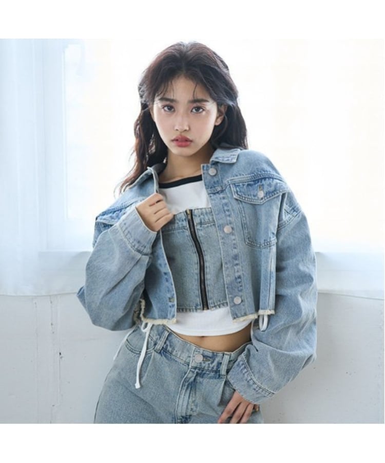 ラブトキシック・エル ティー エックス シー(Lovetoxic LTXC)のサイドドロスト長袖Tシャツ1