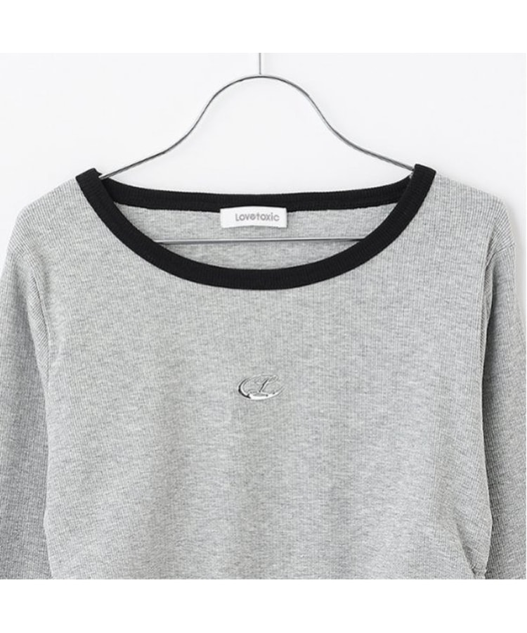 ラブトキシック・エル ティー エックス シー(Lovetoxic LTXC)のサイドドロスト長袖Tシャツ12