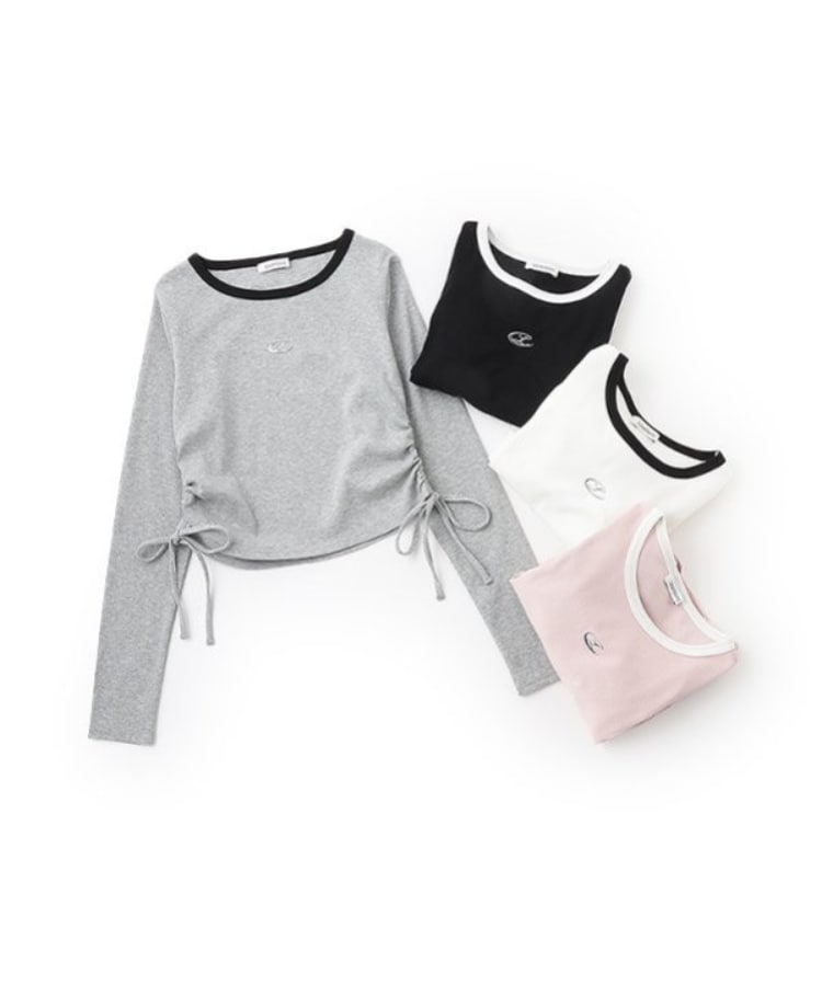 ラブトキシック・エル ティー エックス シー(Lovetoxic LTXC)のサイドドロスト長袖Tシャツ18