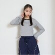 ラブトキシック・エル ティー エックス シー(Lovetoxic LTXC)のサイドドロスト長袖Tシャツ グレー(112)