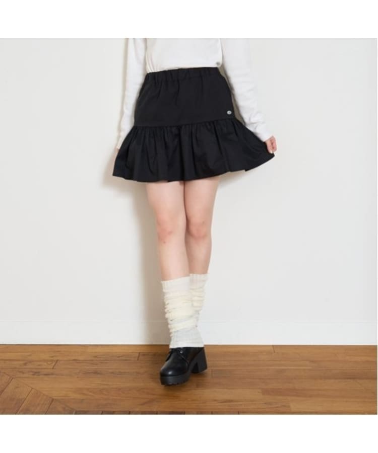 ラブトキシック・エル ティー エックス シー(Lovetoxic LTXC)のティアードフレアスカート ブラック(219)