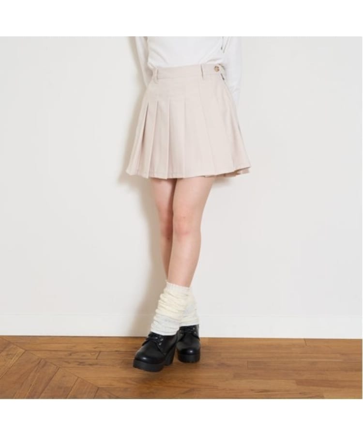 ラブトキシック・エル ティー エックス シー(Lovetoxic LTXC)の【イージーケア】プリーツスカート アイボリー(104)