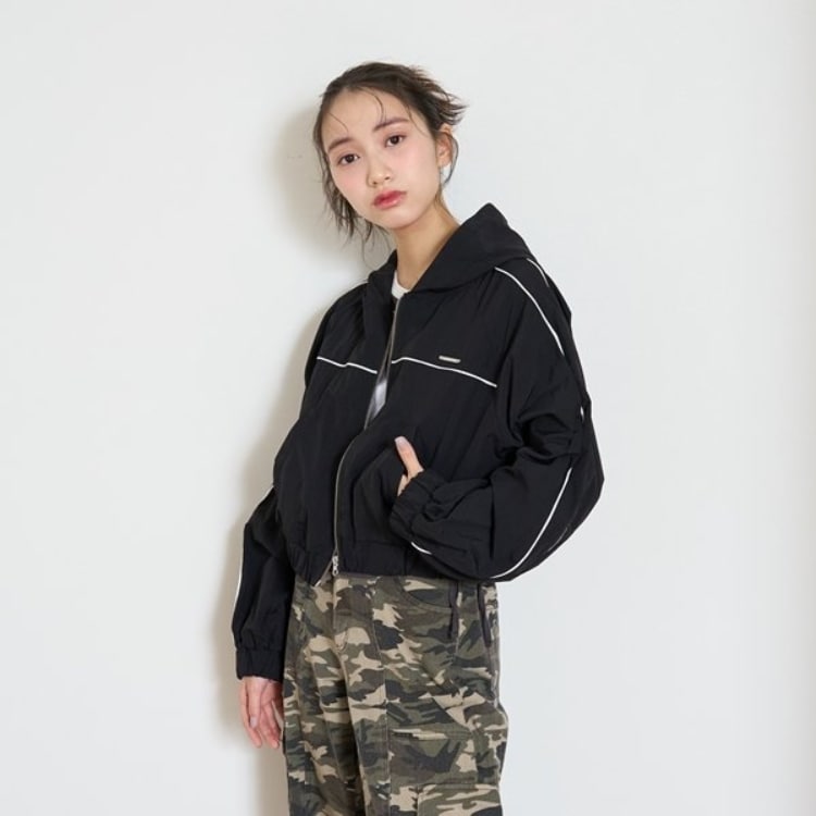 ラブトキシック・エル ティー エックス シー(Lovetoxic LTXC)の【LTXC】クロップドラインブルゾン ブルゾン/ジャンバー