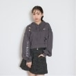 ラブトキシック・エル ティー エックス シー(Lovetoxic LTXC)の【LTXC】ダメージクロップドパーカ チャコールグレー(013)