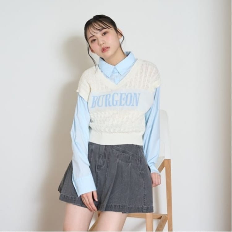 ラブトキシック・エル ティー エックス シー(Lovetoxic LTXC)のレイヤードニット ベスト
