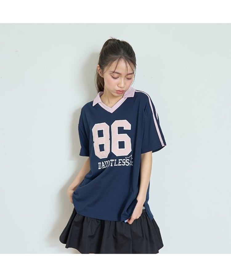 ラブトキシック・エル ティー エックス シー(Lovetoxic LTXC)の【LTXC】速乾ナンバールーズT ネイビー(094)