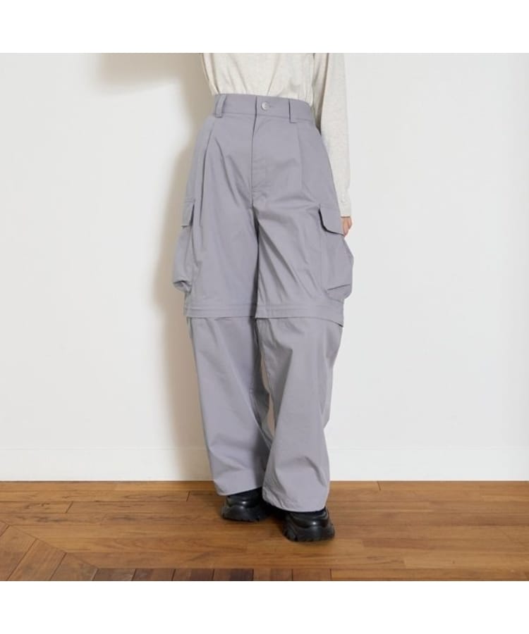 ラブトキシック・エル ティー エックス シー(Lovetoxic LTXC)の【LTXC】【撥水】2WAYハーフカーゴパンツ ブルー(191)