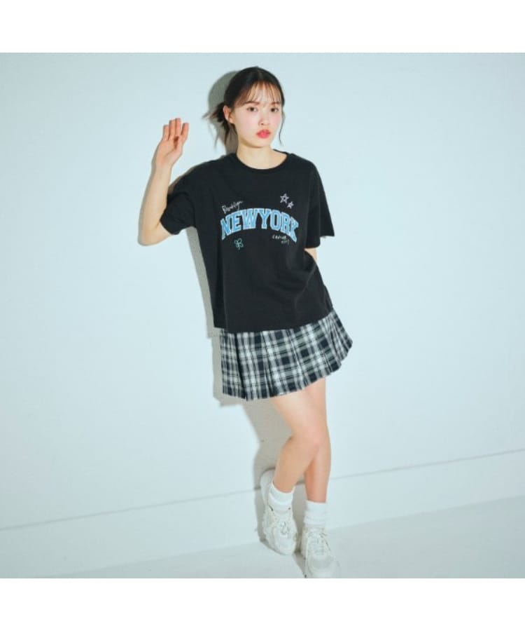ラブトキシック・エル ティー エックス シー(Lovetoxic LTXC)の【新色入荷】ベルト付チェックプリーツスカ-ト1