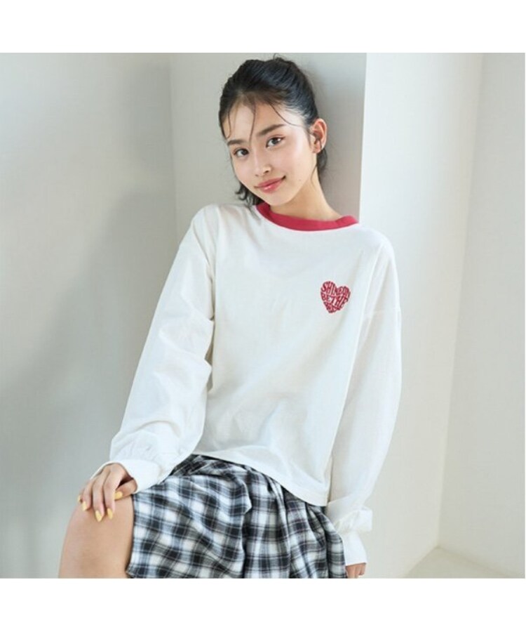ラブトキシック・エル ティー エックス シー(Lovetoxic LTXC)の【GOODPRICE】ハートバイカラー長袖Tシャツ1