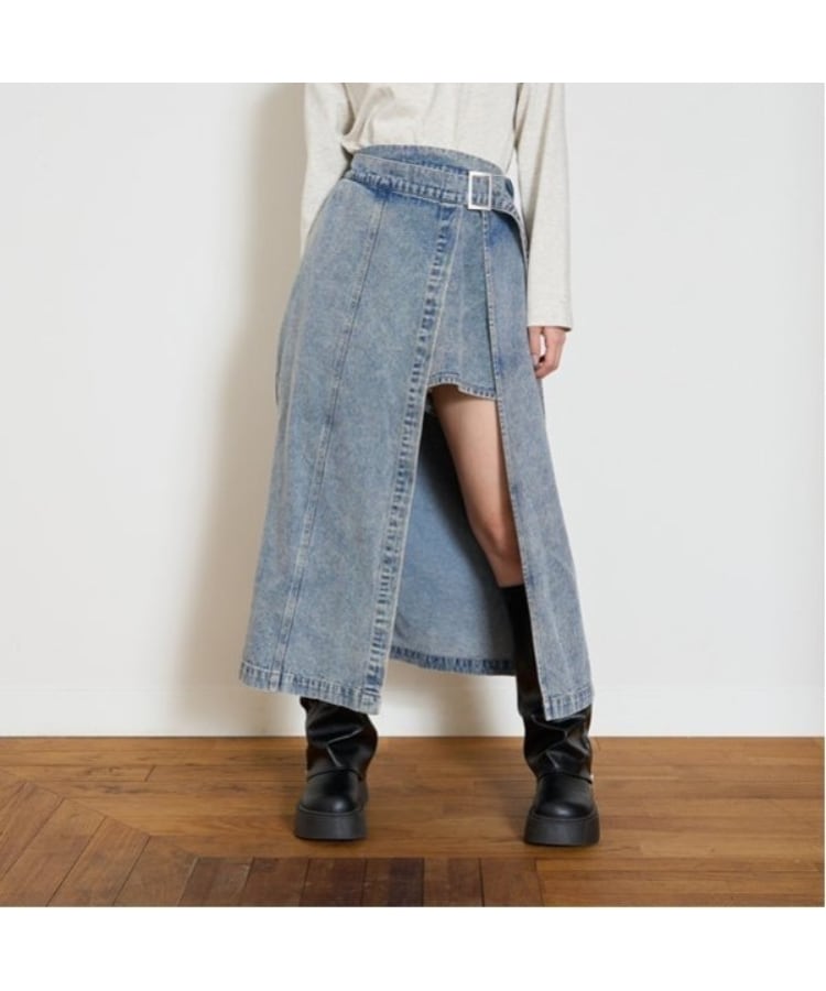 ラブトキシック・エル ティー エックス シー(Lovetoxic LTXC)の【LTXC】ラップベルトロングスカパン ブルー(091)