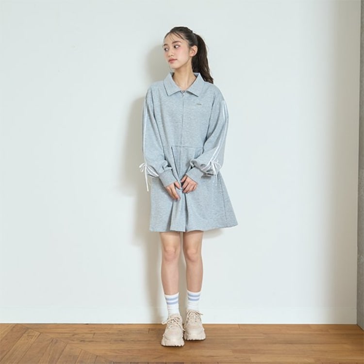 ラブトキシック・エル ティー エックス シー(Lovetoxic LTXC)のダンボールZIPワンピース ミドルワンピース