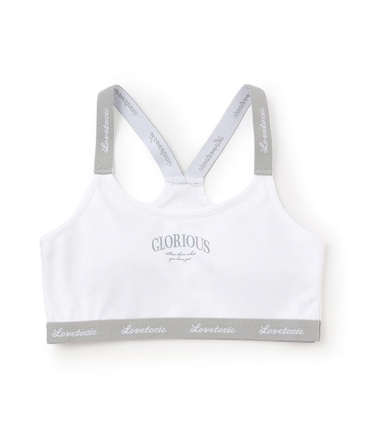 ラブトキシック・エル ティー エックス シー(Lovetoxic LTXC)のDRYメッシュハーフトップ ホワイト(001)