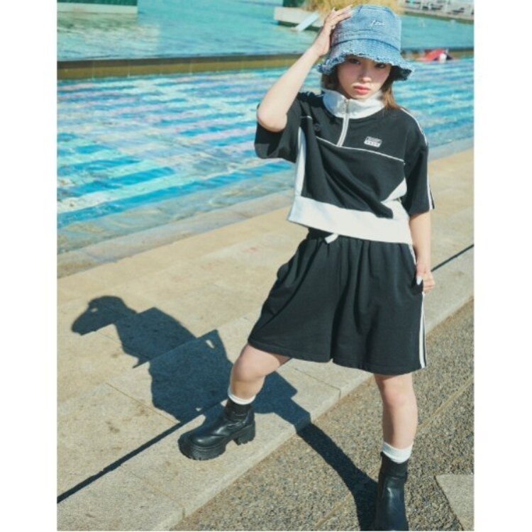 ラブトキシック・エル ティー エックス シー(Lovetoxic LTXC)の【LTXC】速乾ハーフZIP SET セットアップ