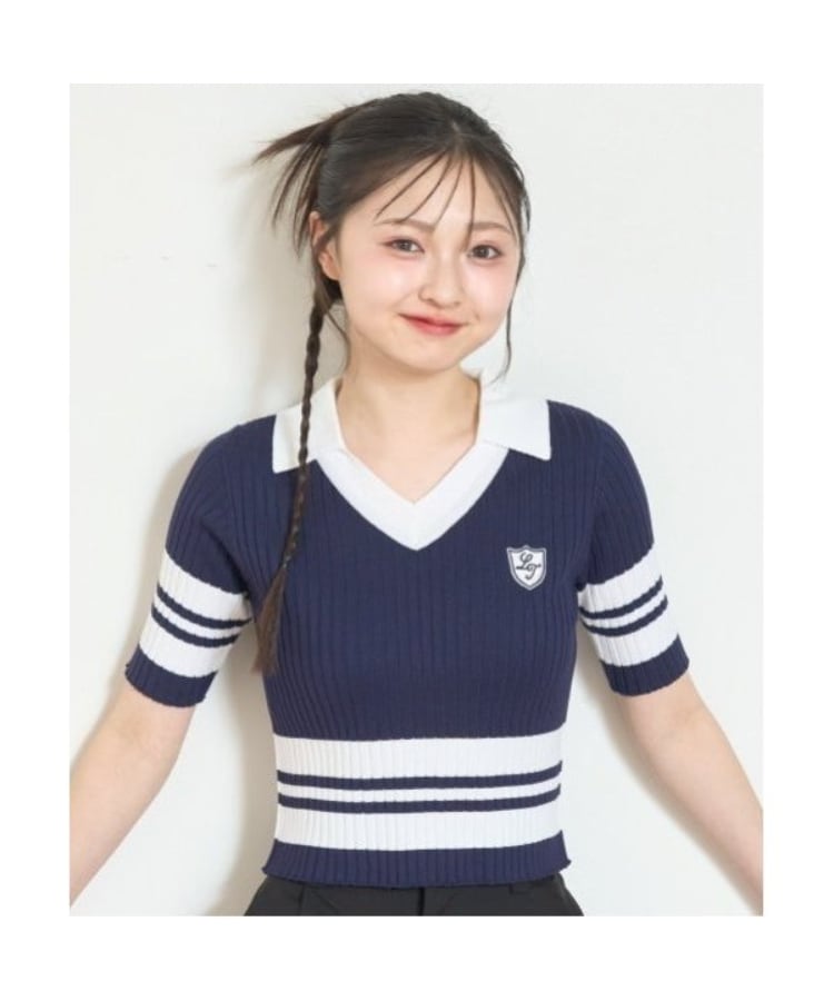 ラブトキシック・エル ティー エックス シー(Lovetoxic LTXC)の【アラエル】半袖ポロニット12