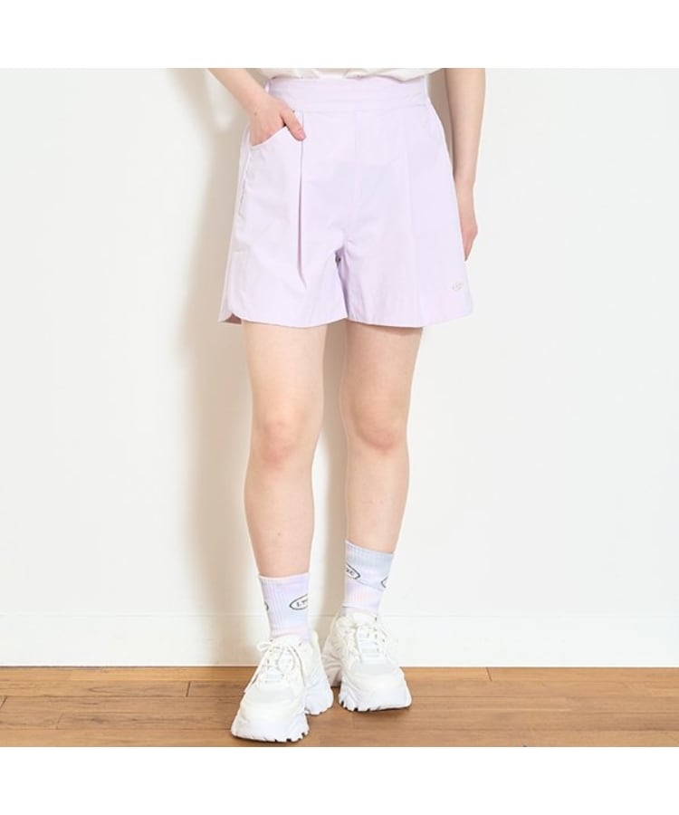 ラブトキシック・エル ティー エックス シー(Lovetoxic LTXC)の【水陸両用】【ストレッチ】タックナイロンパンツ ラベンダー(080)